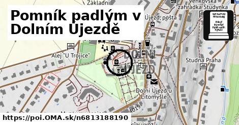 Pomník padlým v Dolním Újezdě