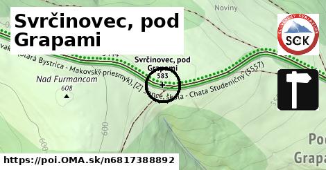 Svrčinovec, pod Grapami