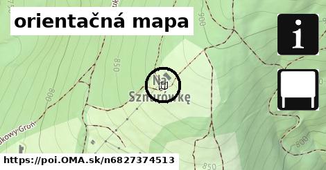 orientačná mapa