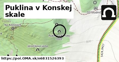 Puklina v Konskej skale