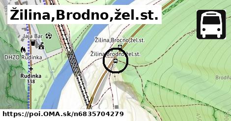 Žilina,Brodno,žel.st.