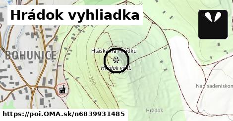 Hrádok vyhliadka