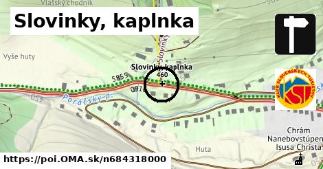 Slovinky, kaplnka