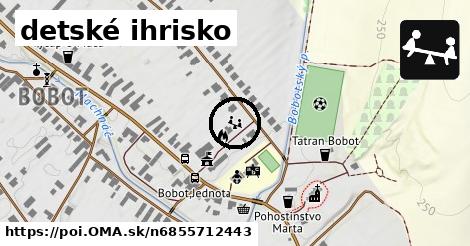 detské ihrisko