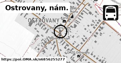 Ostrovany, nám.