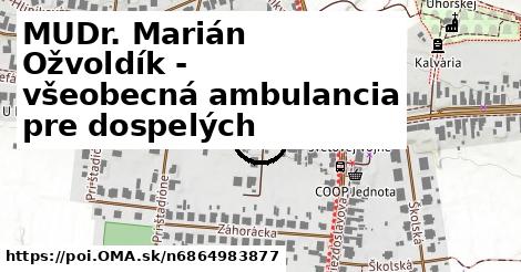 MUDr. Marián Ožvoldík - všeobecná ambulancia pre dospelých