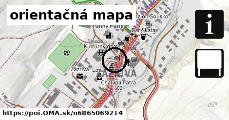 orientačná mapa