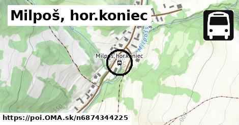 Milpoš, hor.koniec