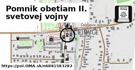 Pomnik obetiam II. svetovej vojny