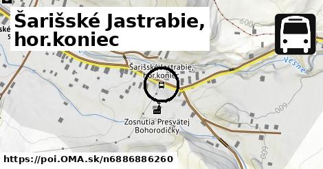 Šarišské Jastrabie, hor.koniec