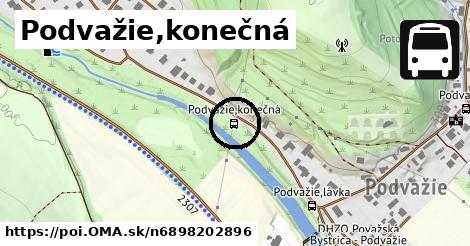 Podvažie,konečná