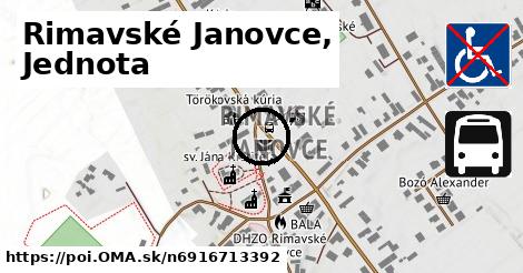 Rimavské Janovce, Jednota