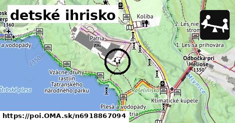 detské ihrisko