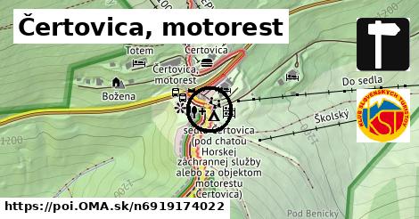 Čertovica, motorest