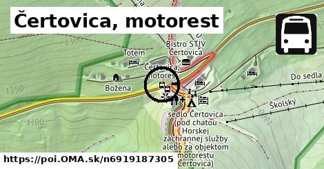 Čertovica, motorest