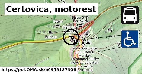 Čertovica, motorest