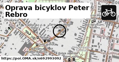 Oprava bicyklov Peter Rebro