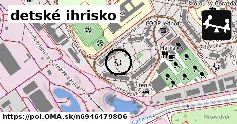 detské ihrisko