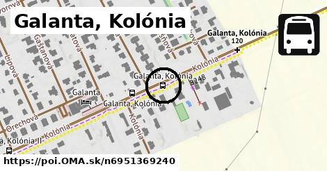 Galanta, Kolónia