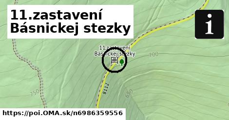 11.zastavení Básnickej stezky