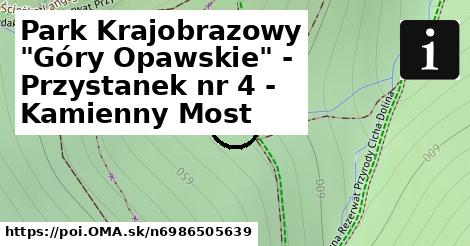 Park Krajobrazowy "Góry Opawskie" - Przystanek nr 4 - Kamienny Most