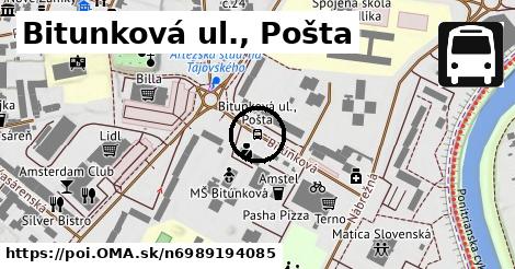 Bitunková ul., Pošta