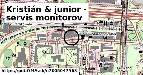 Kristián & junior - servis monitorov