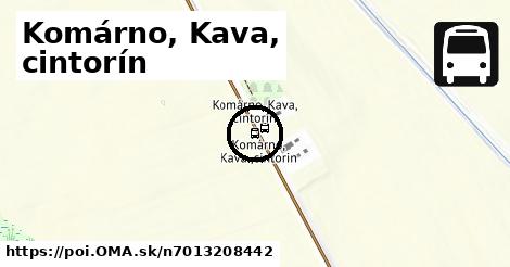 Komárno, Kava, cintorín