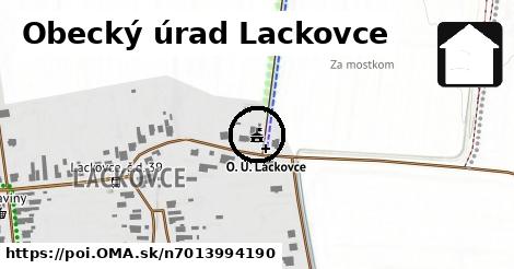 Obecký úrad Lackovce