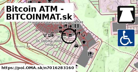 Bitcoin ATM - BITCOINMAT.sk