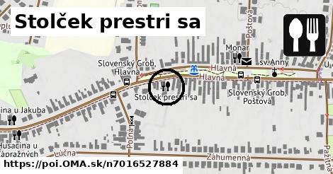 Stolček prestri sa