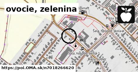 ovocie, zelenina