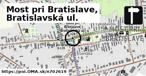 Most pri Bratislave, Bratislavská ul.