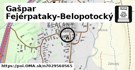 Gašpar Fejérpataky-Belopotocký