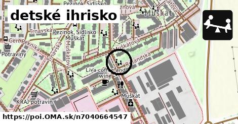 detské ihrisko