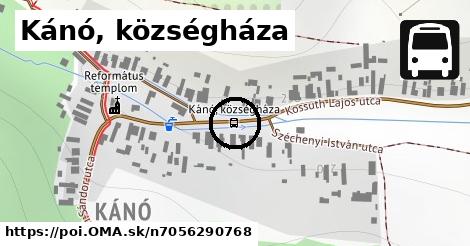 Kánó, községháza