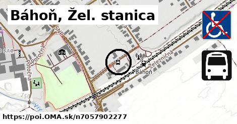 Báhoň, Žel. stanica