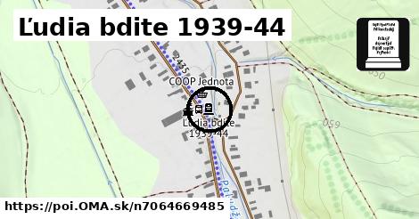 Ľudia bdite 1939-44