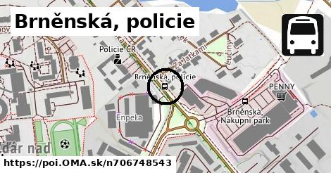 Brněnská, policie