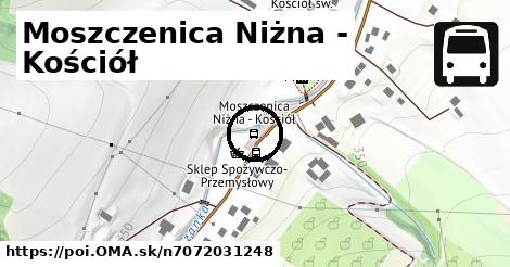 Moszczenica Niżna - Kościół