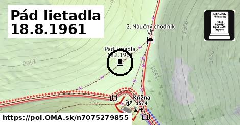 Pád lietadla 18.8.1961