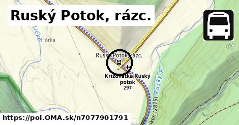 Ruský Potok, rázc.