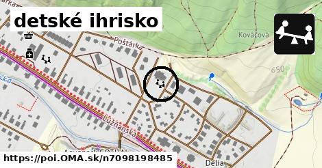 detské ihrisko