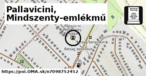 Pallavicini, Mindszenty-emlékmű