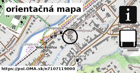 orientačná mapa