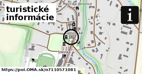 turistické informácie