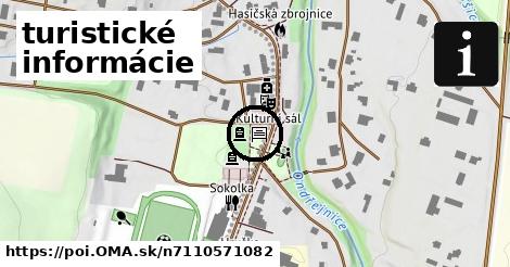 turistické informácie