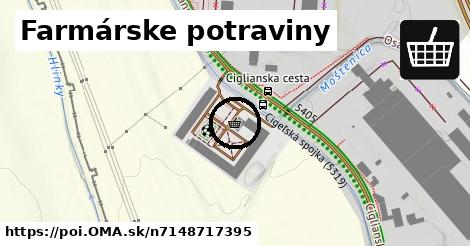 Farmárske potraviny