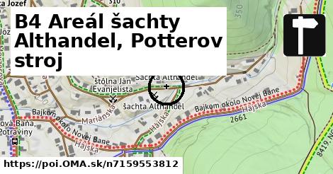 B4 Areál šachty Althandel, Potterov stroj