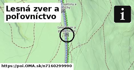 Lesná zver a poľovníctvo